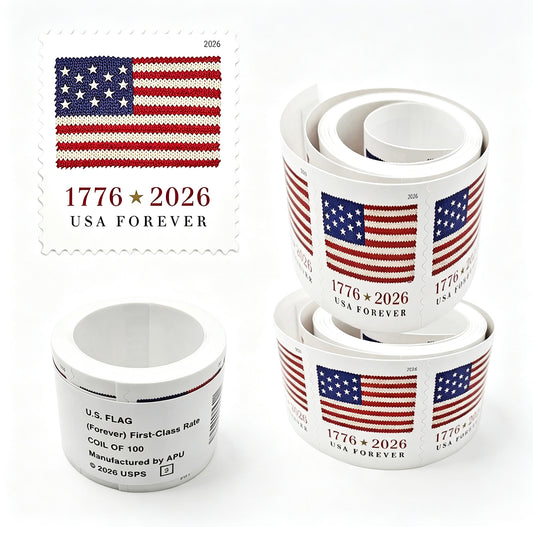 2026 USA Flag Forever Postage Stamps