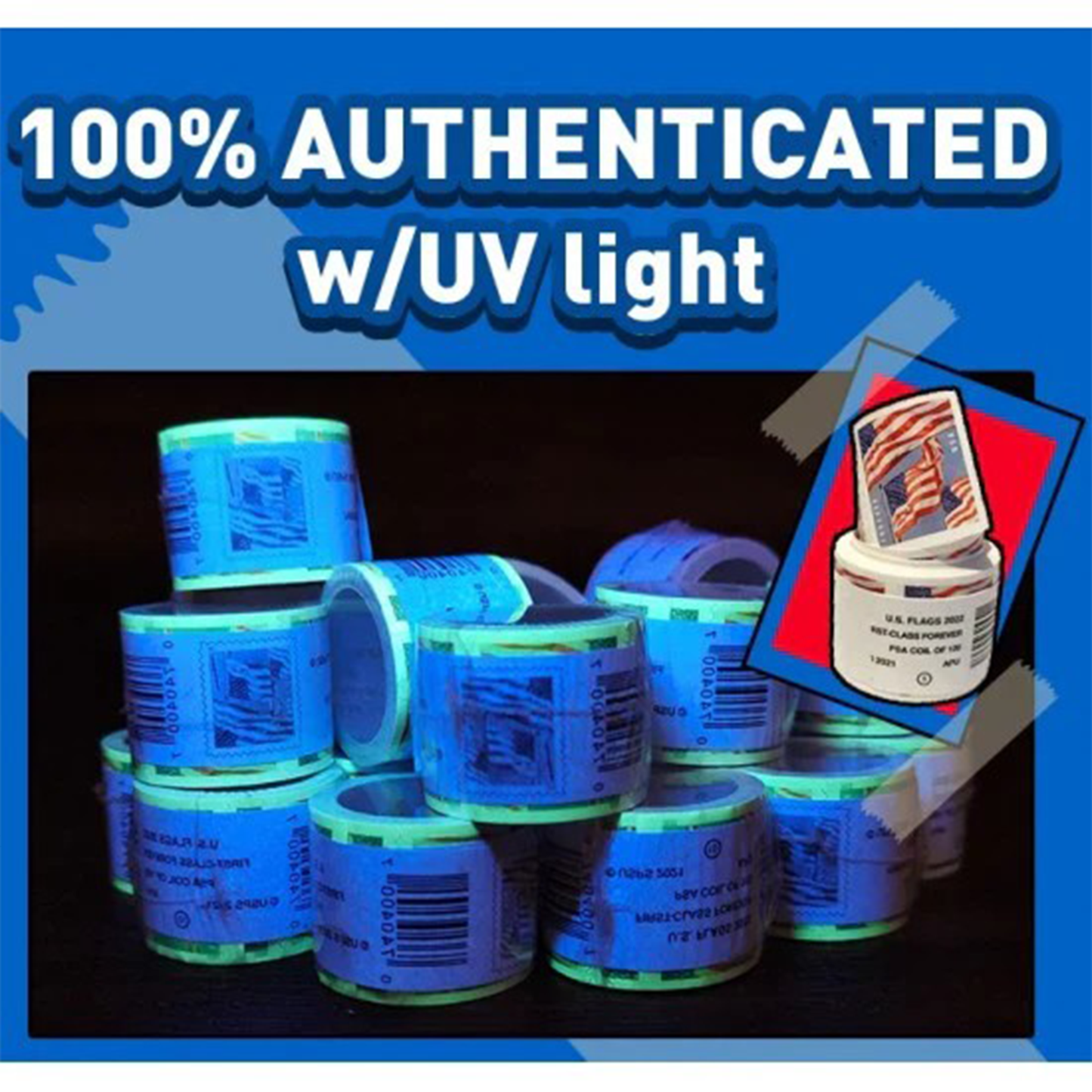 2024 Flag Forever Stamps Rolls